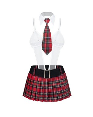 College Girl 5 részes iskoláslány-jelmez S/M