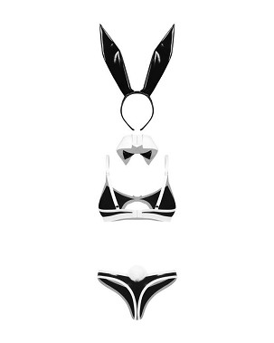 Night Bunny 4 részes nyuszijelmez S/M