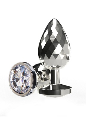 Disco Diamond anál dugó, kicsi – ezüst