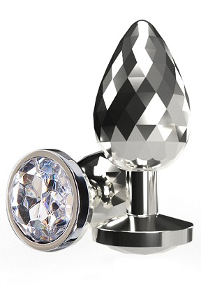 Disco Diamond anál dugó, nagy – ezüst