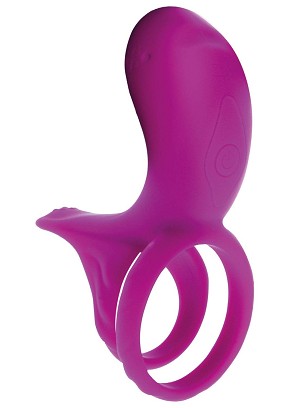 Couples stimuláló páros gyűrű – fukszia