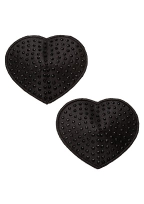 Heart Gem szív alakú mellbimbótakaró – fekete