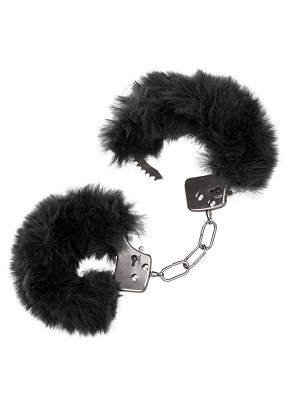 Ultra Fluffy szőrmés bilincs – fekete