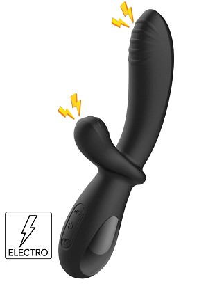 E-Stim elektrostimulációs G-pont vibrátor – fekete