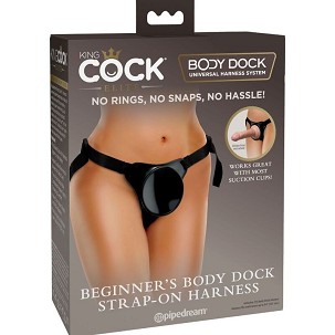 King Cock Elite állítható strap-on hám kezdőknek