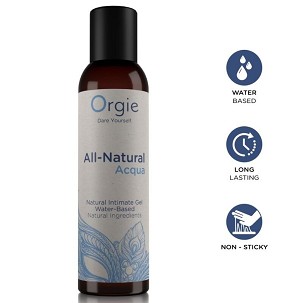 Orgie All-Natural Acqua vízbázisú intim gél, 150 ml