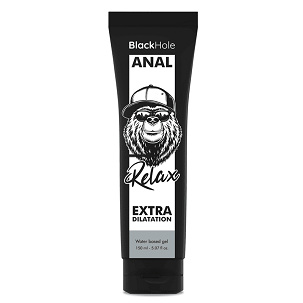 Black Hole vízbázisú anális tágító gél, 150 ml