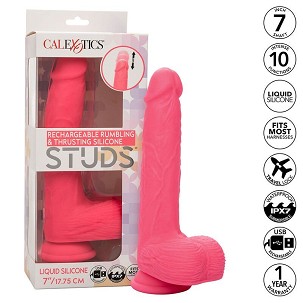 CalExotics Studs élethű vibrátor, 10 rezgésmód – rózsaszín
