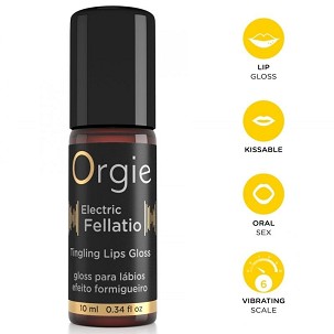 Orgie Electric Fellatio vibráló, bizsergető szájfény, 10 ml