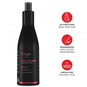 Orgie The Secret Seduction Elixir 10 az 1-ben test- és hajápoló, 200 ml
