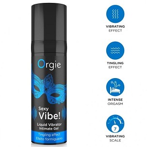 Orgie Sexy Vibe! folyékony vibrátor, 15 ml