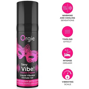 Orgie Sexy Vibe! Intense Orgasm többféle érzést nyújtó intim gél, 15 ml