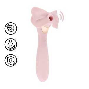 Loveline Darling AirTap wand vibrátor öt cserélhető fejjel – rózsaszín