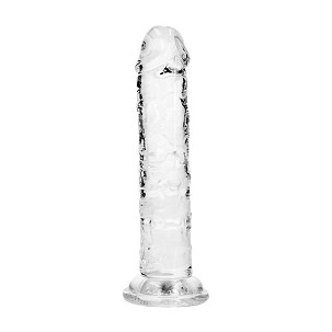RealRock Crystal Clear élethű dildó 12,7 cm – átlátszó